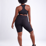 High-Waisted Scrunch Yoga Shorts with Hip Pockets