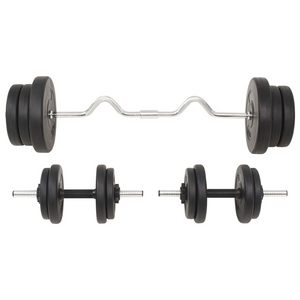 Barbell and Dumbbell Set 132.3 lb