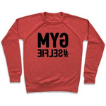 Gym Selfie Crewneck Sweatshirt