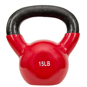 Vinyl Coated Kettle Bell - 15Lbs