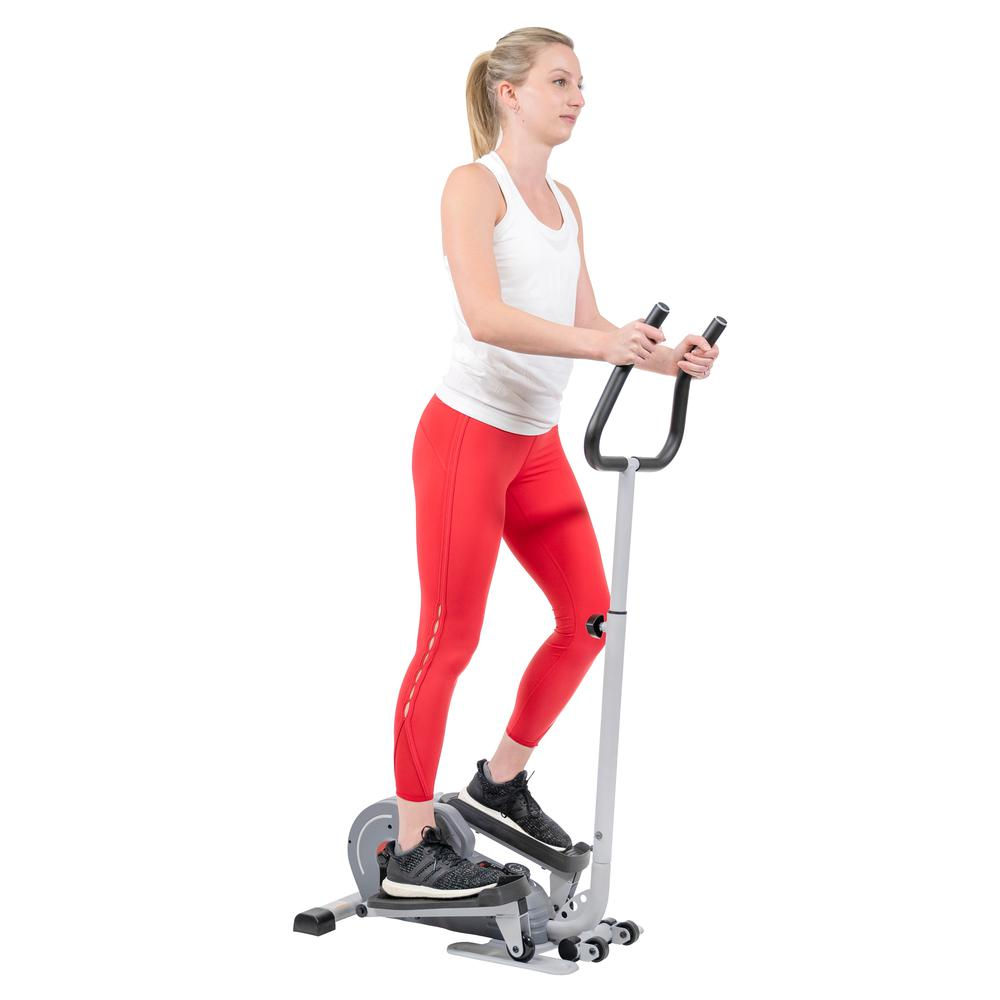 Magnetic Standing Elliptical with Handlebars