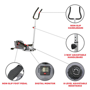 Magnetic Standing Elliptical with Handlebars