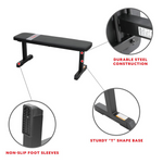 Flat Weight Bench for Home Gyms with 800 lb Weight Capacity