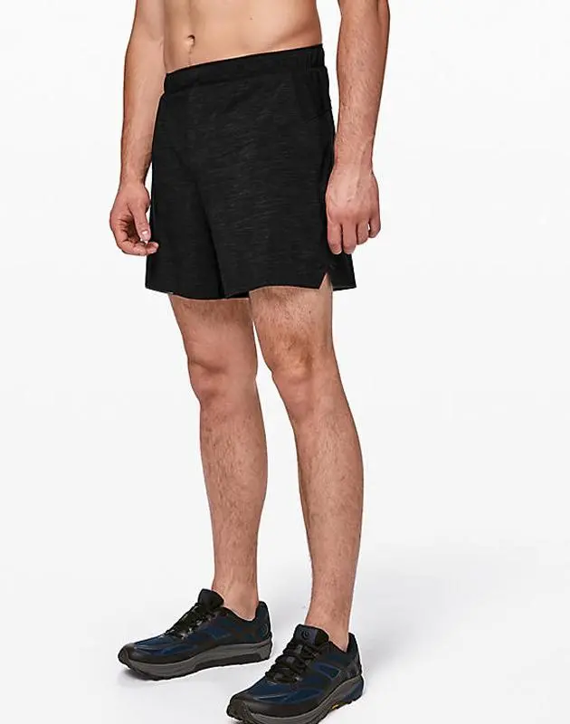 Black Heather Running Shorts