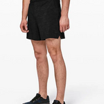 Black Heather Running Shorts