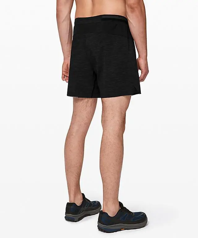 Black Heather Running Shorts