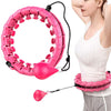 Adjustable Hula Hoop with 24 Detachable Knots