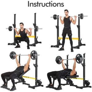 Squat Rack Stand  Gym Dumbbell Racks