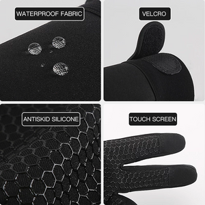 Winter Cycling Thermal Gloves With Wrist Support/Touch Screen