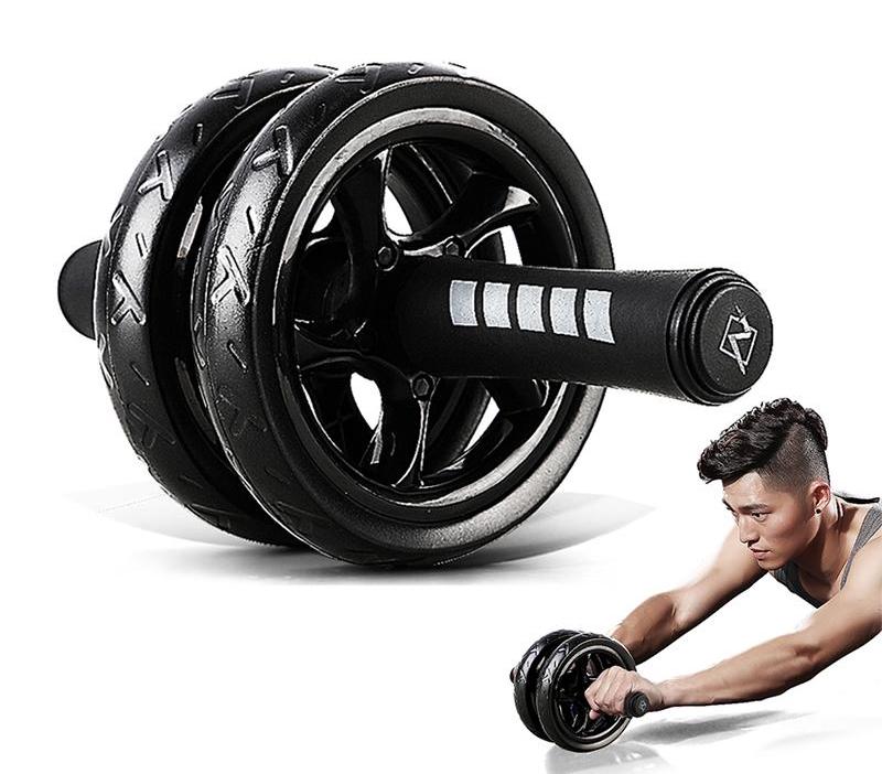 Home Fitness Double Wheel Muscle Exercise Equipment