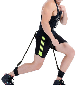 Ankle Straps with Resistance Bands for Butt and Hip Exercises