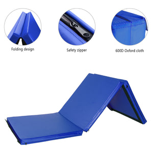 Tri-fold Gymnastics Mat with Hand Buckle