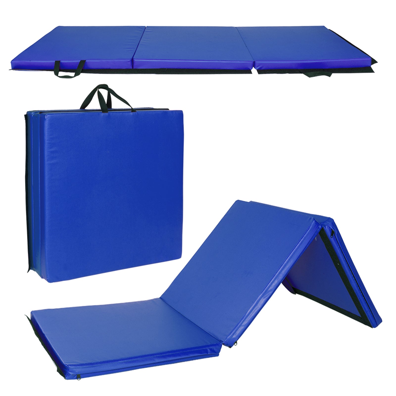 Tri-fold Gymnastics Mat with Hand Buckle